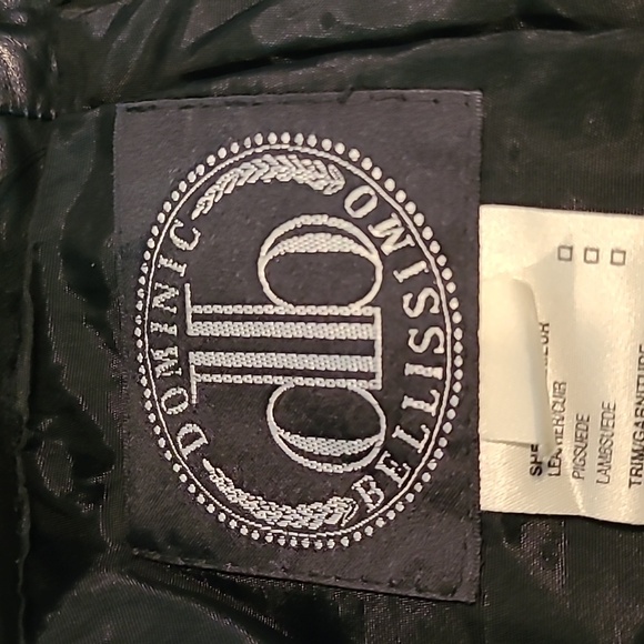 Dominic Bellissimo Vintage Black Leather High Waist Pleated Lined Pants Wmns 16 - Picture 2 of 16